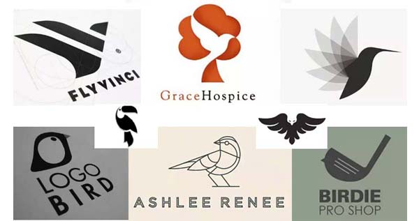 “鳥”主題logo設計欣賞