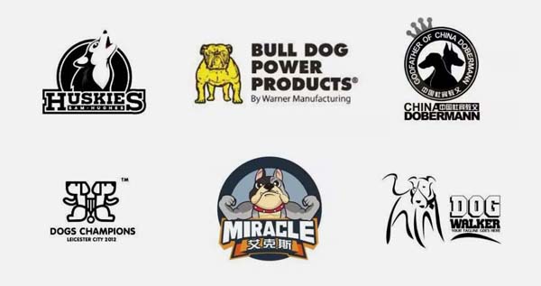 狗主題logo設計欣賞