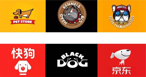 狗主題logo設計欣賞3