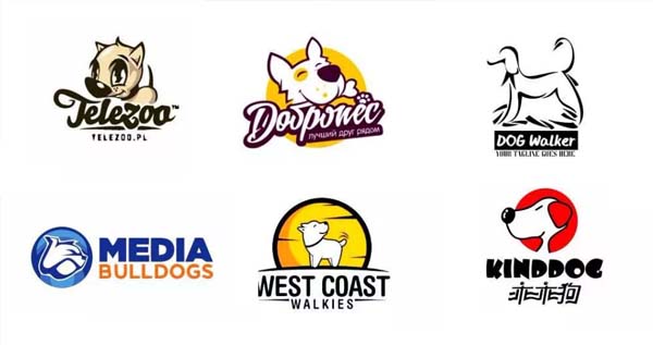 狗主題logo設計欣賞4