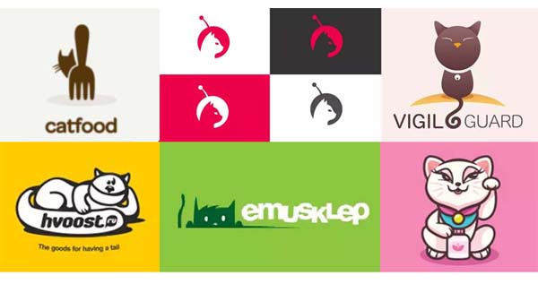 貓主題logo設計欣賞三