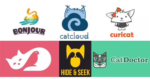 貓主題logo設(shè)計(jì)欣賞7