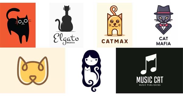 貓主題logo設計欣賞一